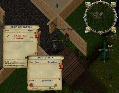 Moonglow Zookeeper purchasing scroll