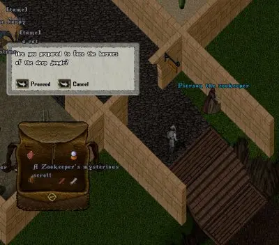 Scroll activation warning