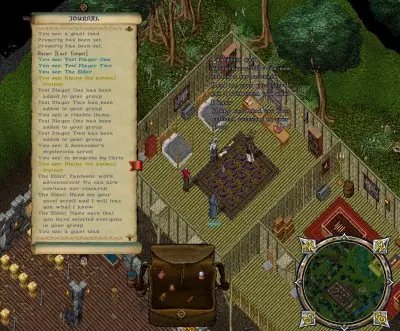 Dragging scroll onto the Elder